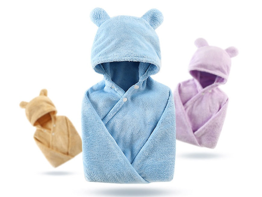 Hooded Baby Bath Towels