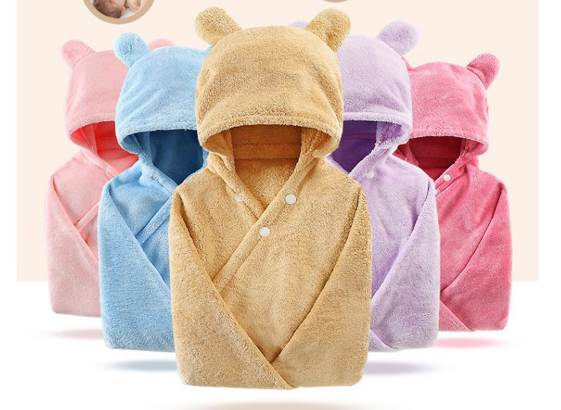 Hooded Baby Bath Towels