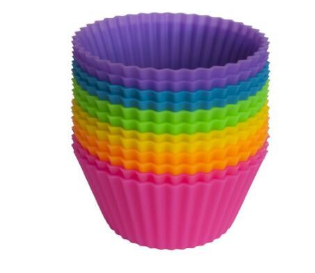 Non-stick Reusable Silicone Cupcake Liners (12pc)