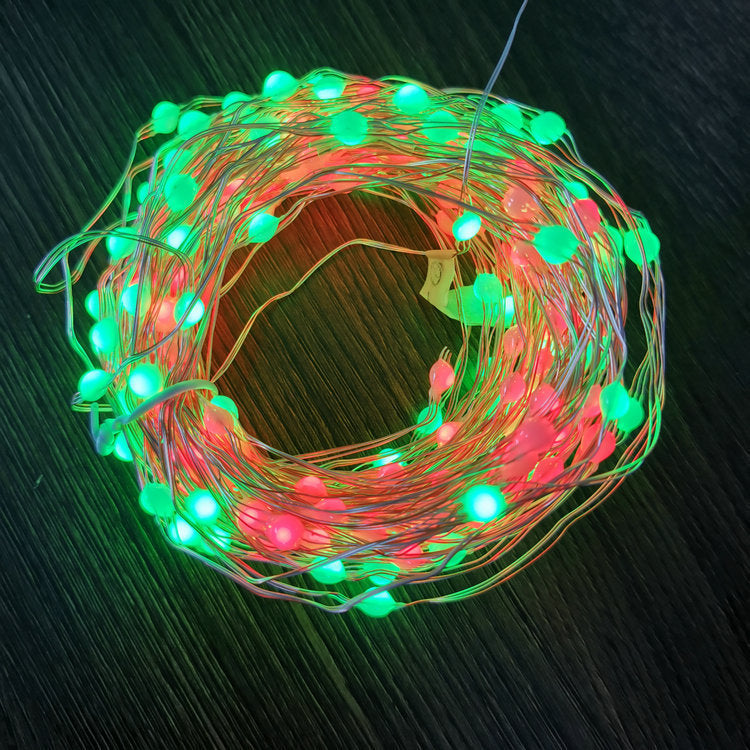 String lights led christmas copper wire lights holiday lights